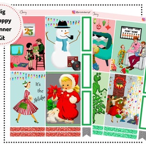 Big Happy Planner Kit - Retro Kerst