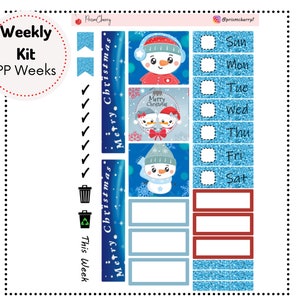 PP Weeks Snowmen Weekly Kit