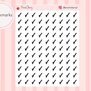 Checkmark Icon Sticker || Minimal Planner Sticker || Functional Planner Sticker