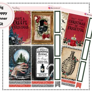Big Happy Planner Kit - Vintage Creepy Christmas