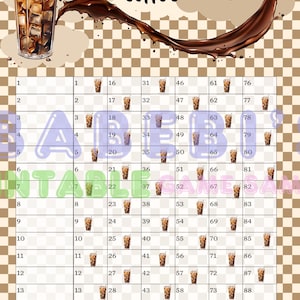 Bingo Boards - Instant Download -15 Lines -More Coffee Please Drinks Good Time Breakfast Printable Bingo Boards - Straight Mixed 90 Ball