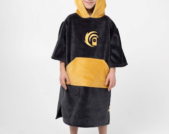 Colorful Kids&#39; Cotton Surf Poncho – Bright, Absorbent & Ultra-Comfortable