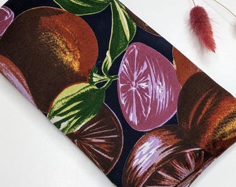 Almohada con peso para los ojos para relajación y alivio, funda de almohada con estampado de limón