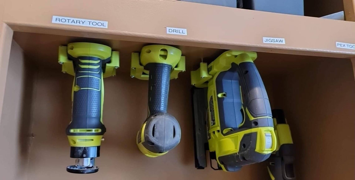 Ryobi ONE 18 Volt undershelf tool Mount Etsy
