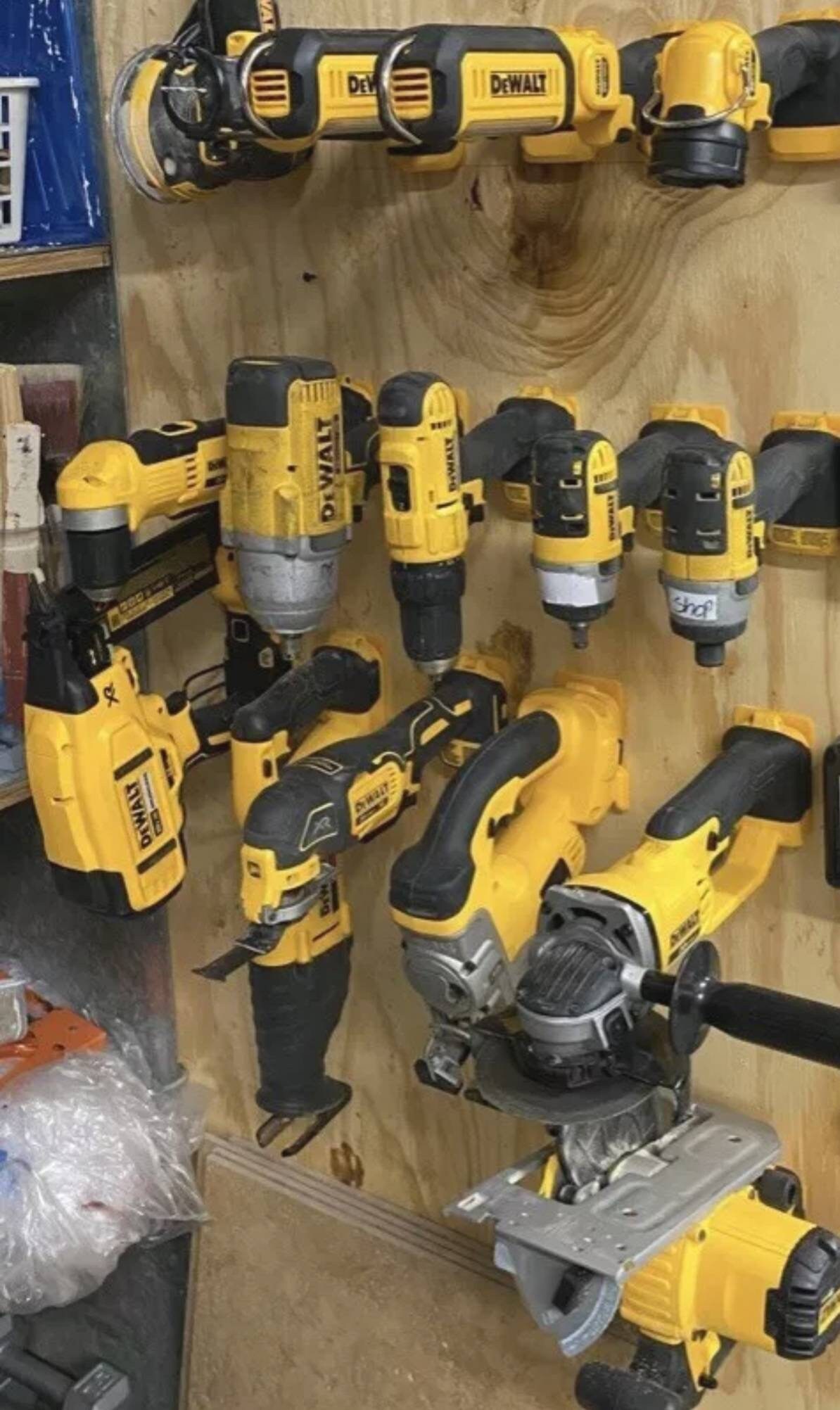 Home Improvement Dewalt 20V MAX Dual Tool Holder Mounts for Dewalt