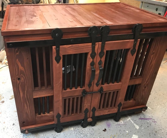 Dog Kennel Barn Door Dog Kennel Cedar Dog Kennel Etsy