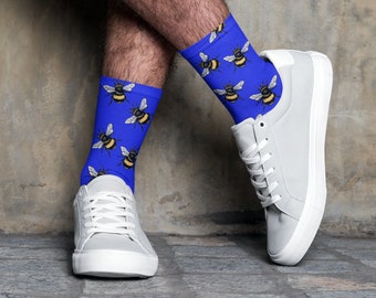 Queen Bee | Cute Socks | Funny Socks | Groomsmen Socks | Cool Socks | Fun Socks | Colorful Socks | Quirky Socks | Sublimation Socks