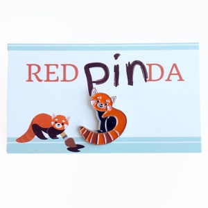 Enamel Pin Cute | Panda Gifts | Red Panda | Kawaii Pin | Hard Enamel Pin | Pastel Enamel Pin | Kawaii Enamel Pin | Cute Pin | Bear Pin