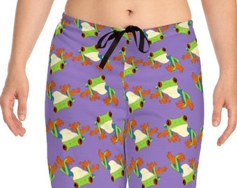 Tree Frog Women's Pajama Pants (AOP)