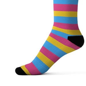 Pansexual | Pan Pride | Indie Clothing | Pride Socks | Bridesmaid Socks | Funny Socks | Fun Socks | Cute Socks | Pride Gift Box | Cool Socks