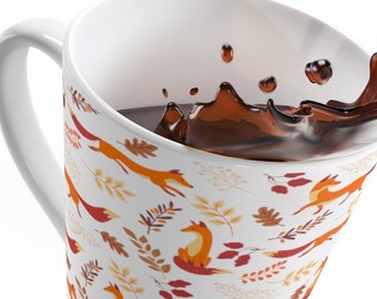 Fall Mugs | Fall Coffee Mug | Fall Mug | Large Coffee Mug | Latte Mug | Fox Mug | Hot Cocoa Mug | Thanksgiving Mug | Modern Mug