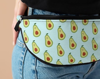 Fanny Pack | Avocado | Fanny Packs | Hip Bag | Fanny Pack Vintage | Waist Purse | Teenage Girl Gifts | Tween Girl Gifts | Zip Pouch