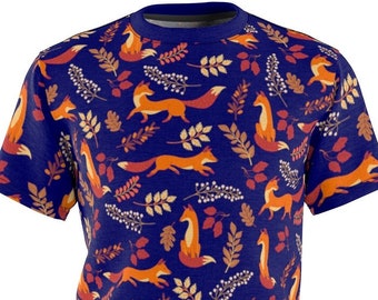 Autumn | Shirts | Cute Fox | Fox Ears | Fox Tail | Fennec Fox | Fox Fur | Fall Designs | Botanical Shirt | Funny Fall Shirt Fox Shirt Women