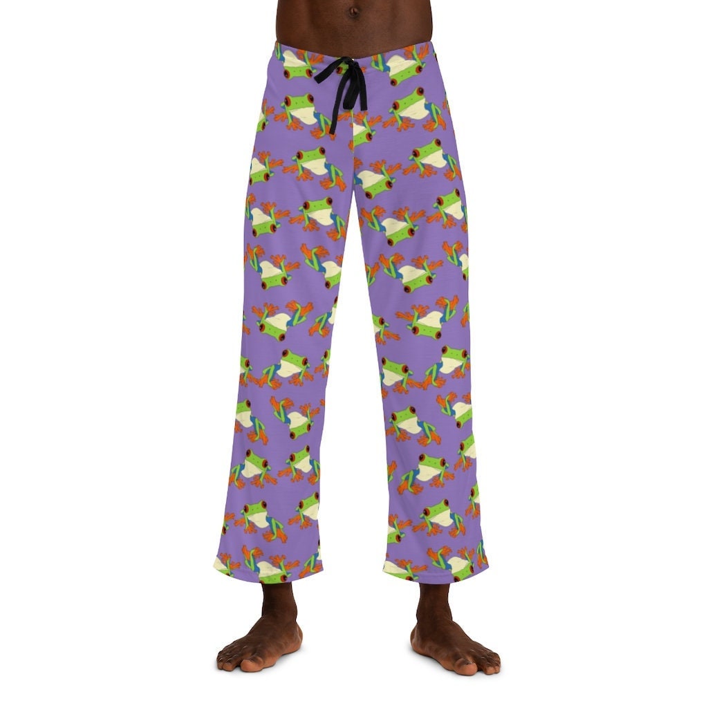 Pajama Pants Lounge Pants Sweat Pants Cute Frog Cute Pajamas Pajama Bottoms Holiday Pajamas Custom Pajamas