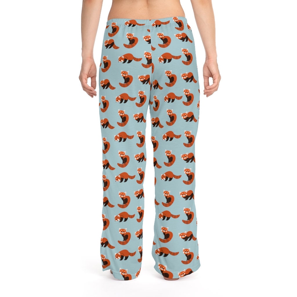 Red Panda Pajama Pants Lounge Pants 