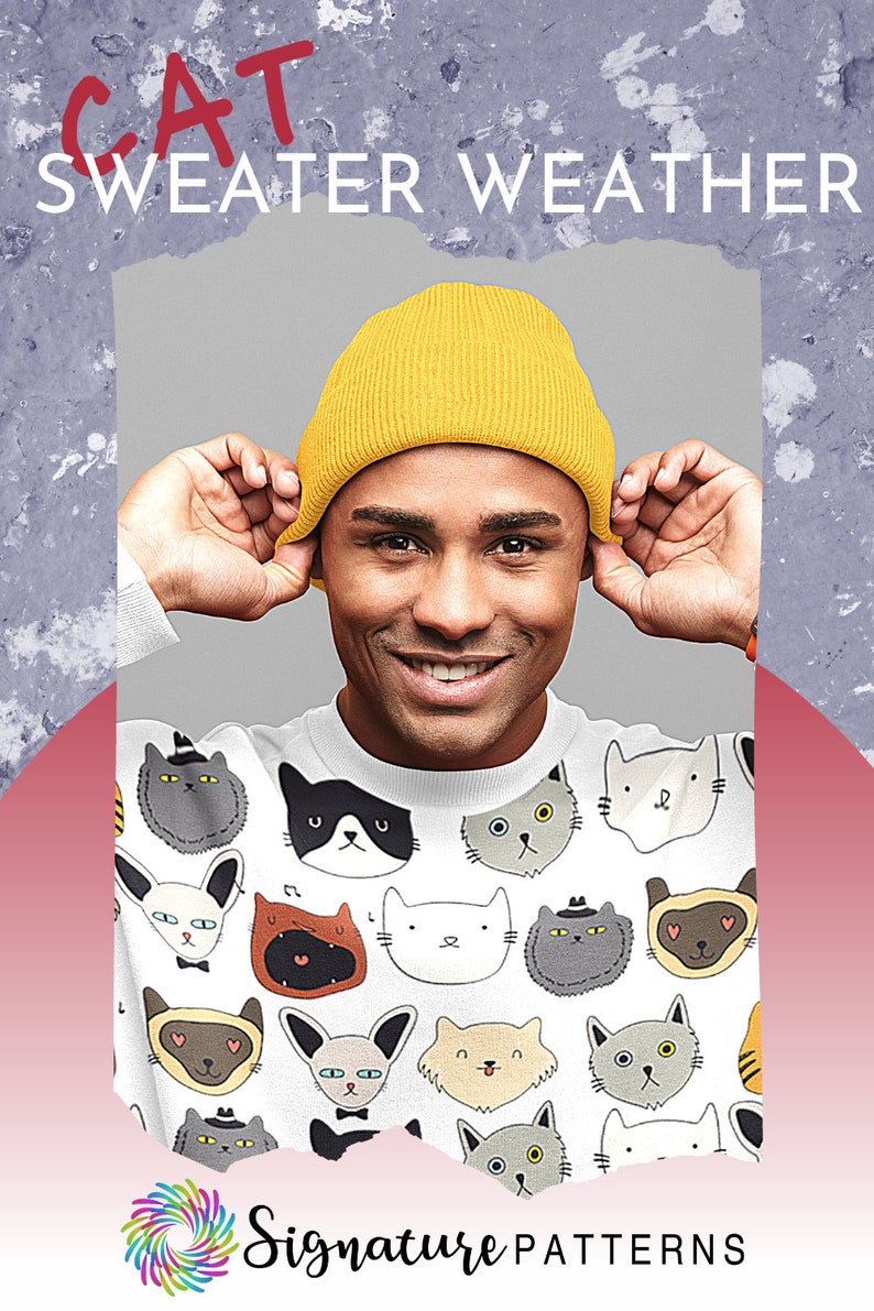 Cat Sweater Gifts for Cat Lovers Cat Sweatshirt Novelty Etsy