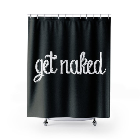 Shower Curtain Get Naked Shower Curtains Shower Curtain - Etsy Hong Kong
