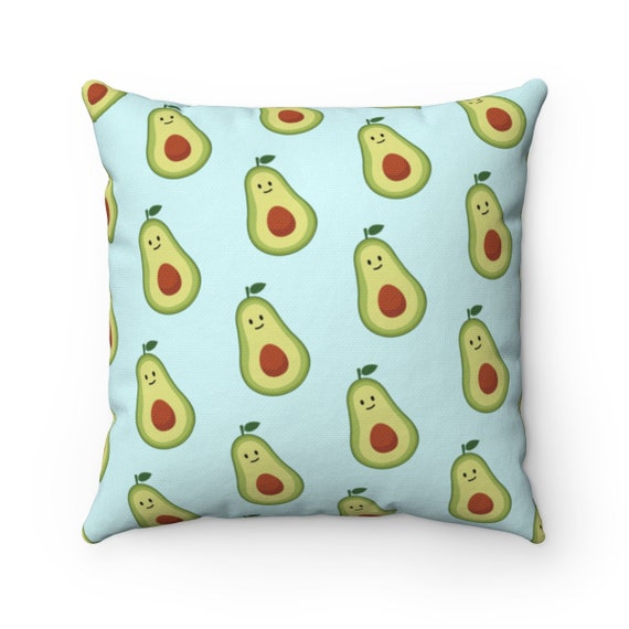 cute avocado pillow