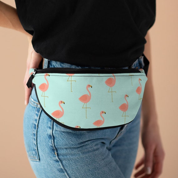Flamingo top fanny pack