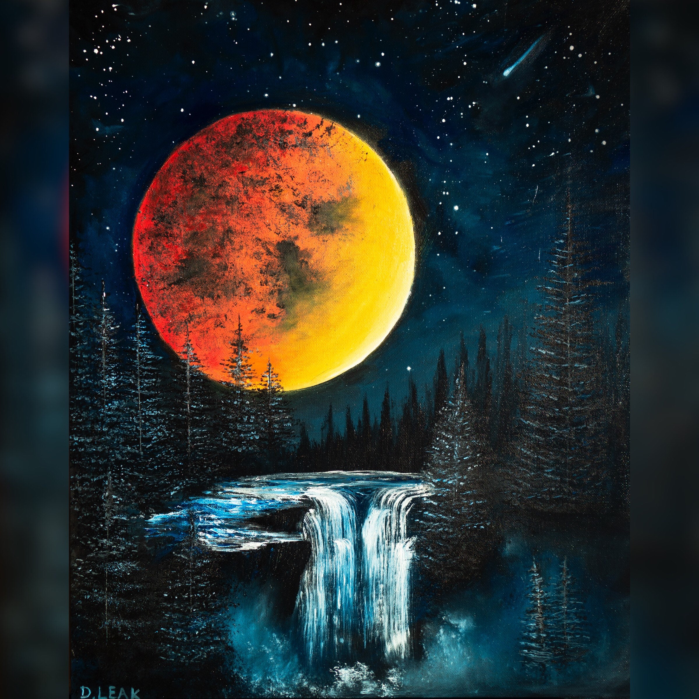 Bob ross abstract painting deals