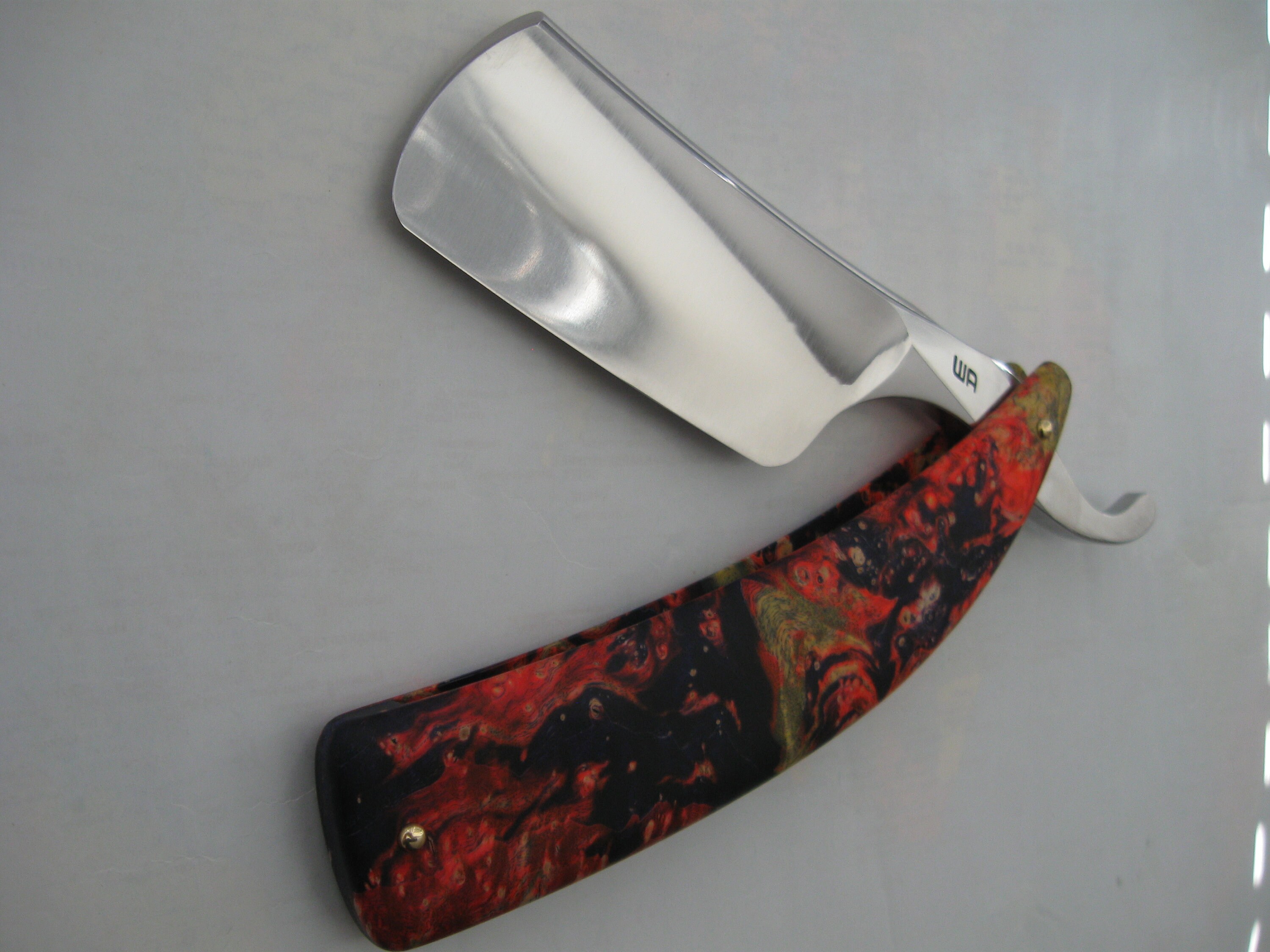 Custom straight razor Gipson Razor 13/8 | Etsy