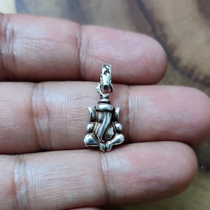 Ganesha Pendant, Dainty Ganesha, Shiva's Son Pendant, Lucky Charm, Sterling Silver Pendant, Vinayaka, Ganpati Pendant, Elephant God, 925