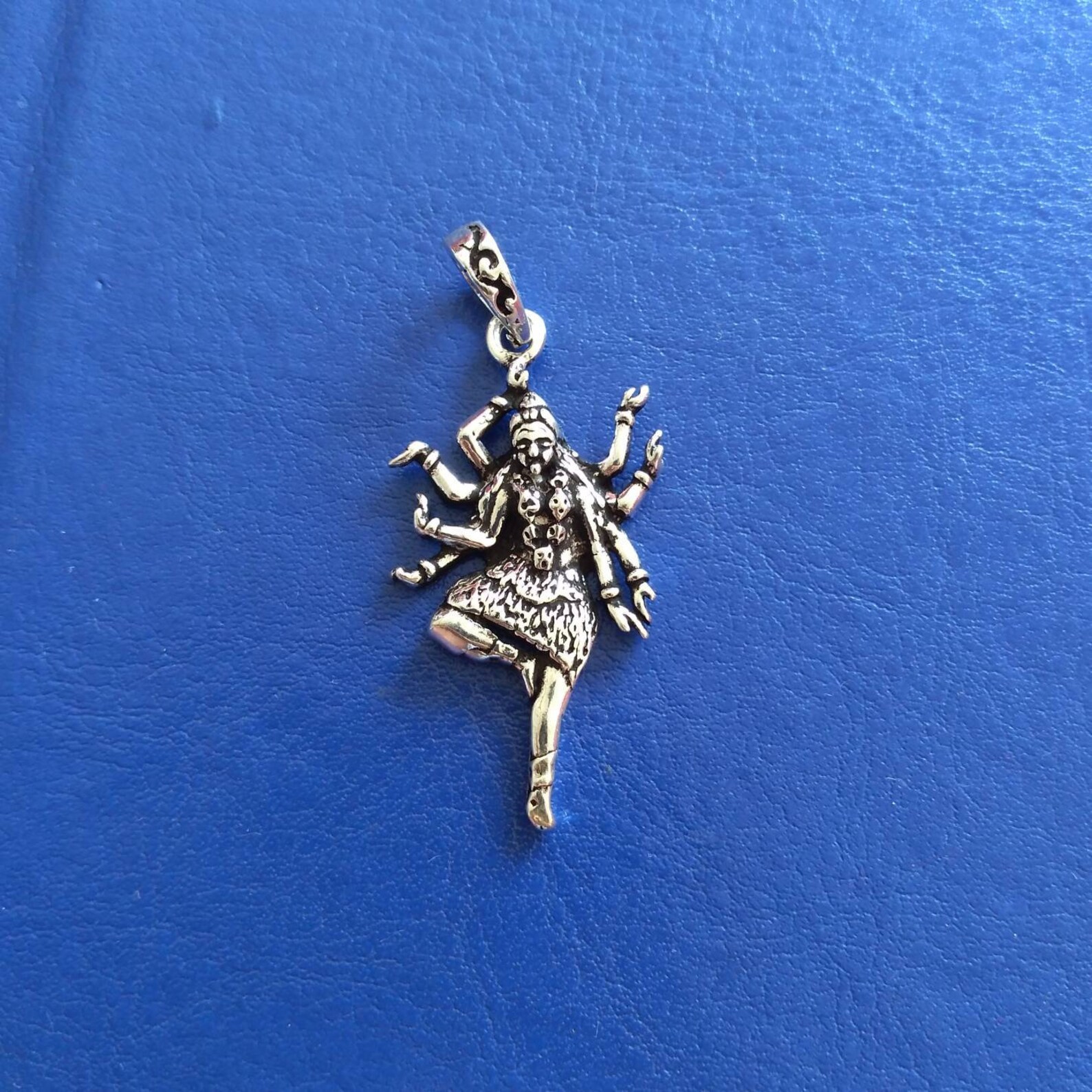 Buy Kali Pendant, Sterling Silver, Hindu Pendant, 925 Online in India