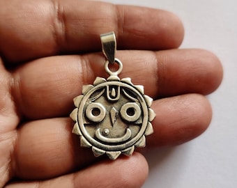Jagannath Pendant Puri Sterling Silver 