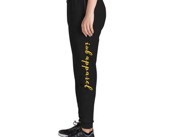 IUB Black / Yellow - Women's Joggers