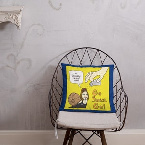 Gail the Snail & Wolf Cola Basic Pillow