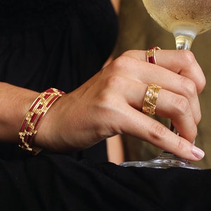 Gold Handmade Bracelet/Silver,Gold Plated Wire/Unique Elegant Bracelets/Gift for Her/Adjustable Colored Bracelet/Gift for her
