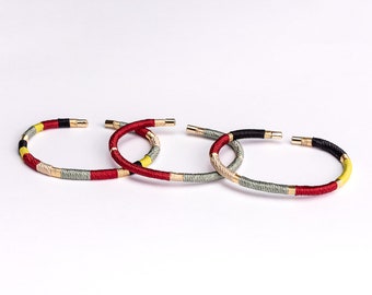 Gold Handmade Bracelet/Silver,Gold Plated Wire/Unique Elegant Bracelets/Gift for Her/Adjustable Colored Bracelet/Gift for her