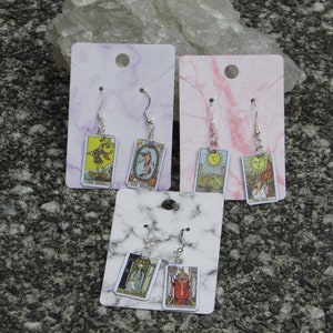 Tarot Card Earrings | Major Arcana or Minor Arcana