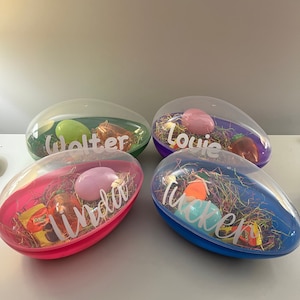 Personalized Jumbo Easter Eggs, Large Easter Egg, Easter Eggs, Basket Stuffers, Fillable Easter eggs, Kids Easter Eggs, Easter Gifts