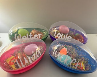 Personalized Jumbo Easter Eggs, Large Easter Egg, Easter Eggs, Basket Stuffers, Fillable Easter eggs, Kids Easter Eggs, Easter Gifts