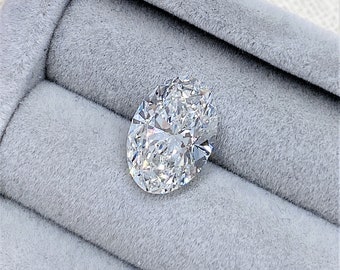 4 Carat Oval Loose Lab Grown 4ct Diamond