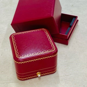 Vintage Style Heirloom Ring Box Jewelry Box