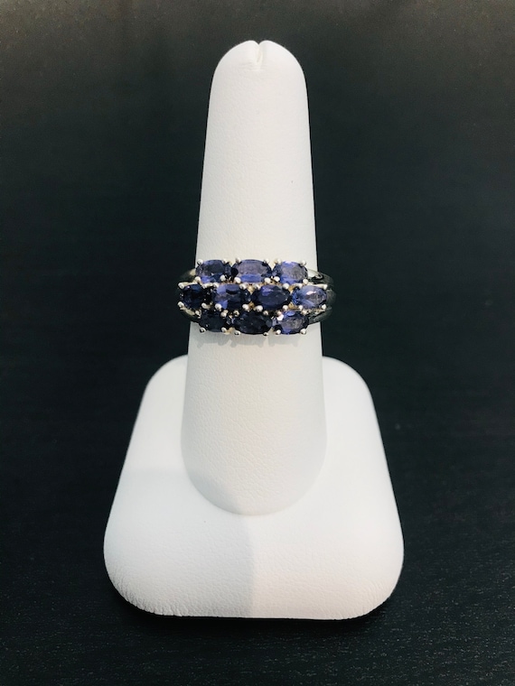 Tanzanite Multi-Stone Ring in Sterling Silver
