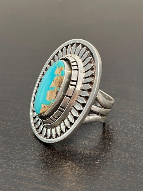 Leonard nez navajo silversmith - Gem
