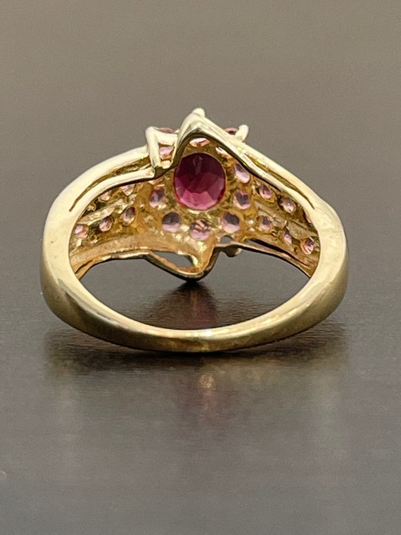 Rubellite and Pink Tourmaline Ring in 14K Yellow … - image 5