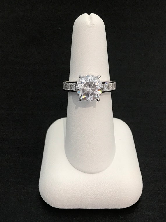 Cubic Zirconia Engagement Ring