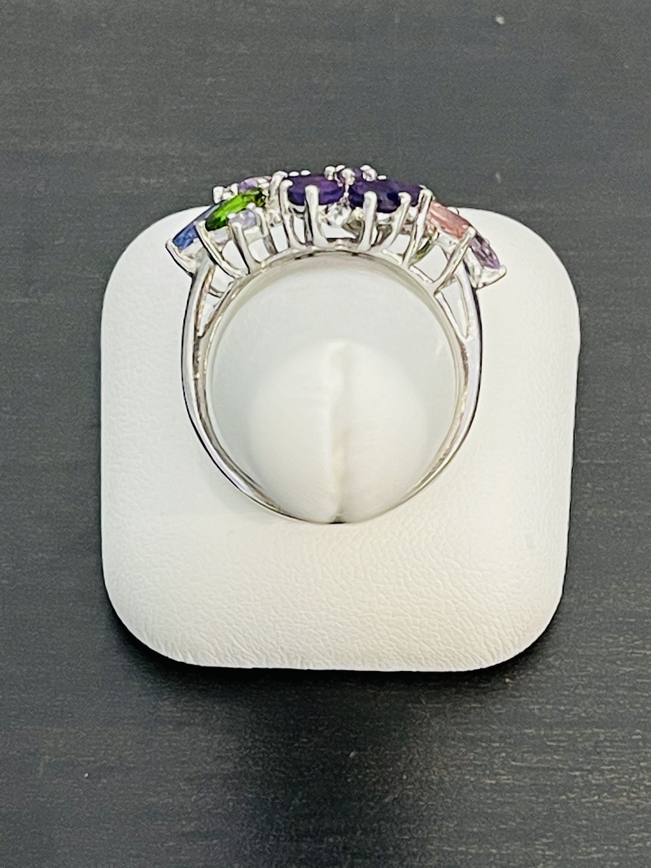 Stunning Flower Bouquet Ring in Sterling Silver Etsy.de