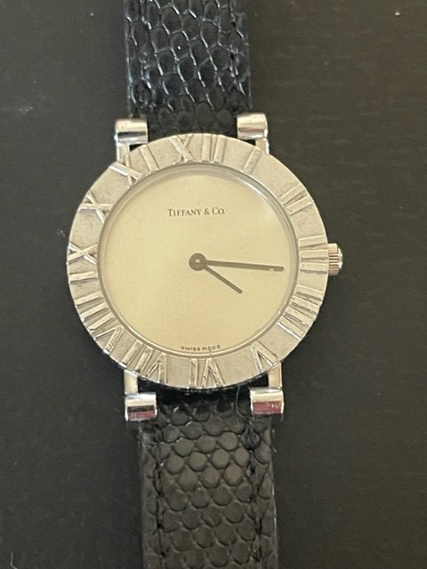 Tiffany &co atlas 24 sterling silver ladies watch 159: TIFFANY & CO.,  main image 4