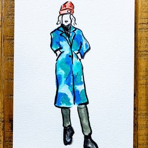 Art print fashion illustrations on high quality giclee paper