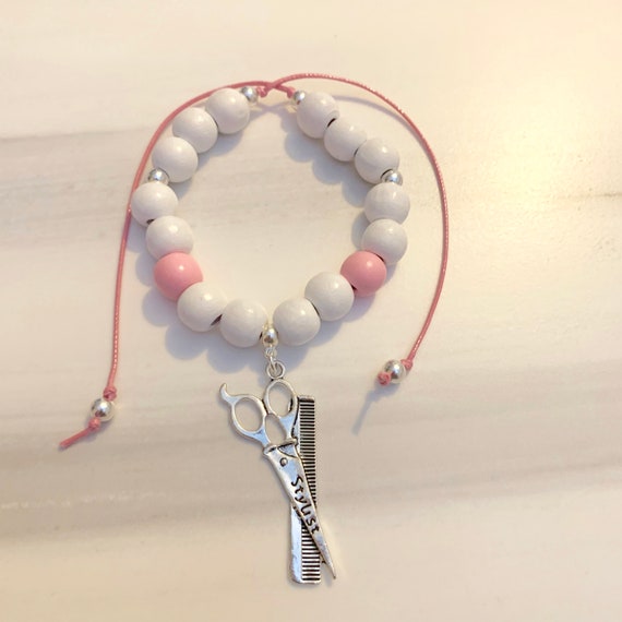Hairdresser Car Mirror Charm Stylist Rearview Mirror Charm Etsy