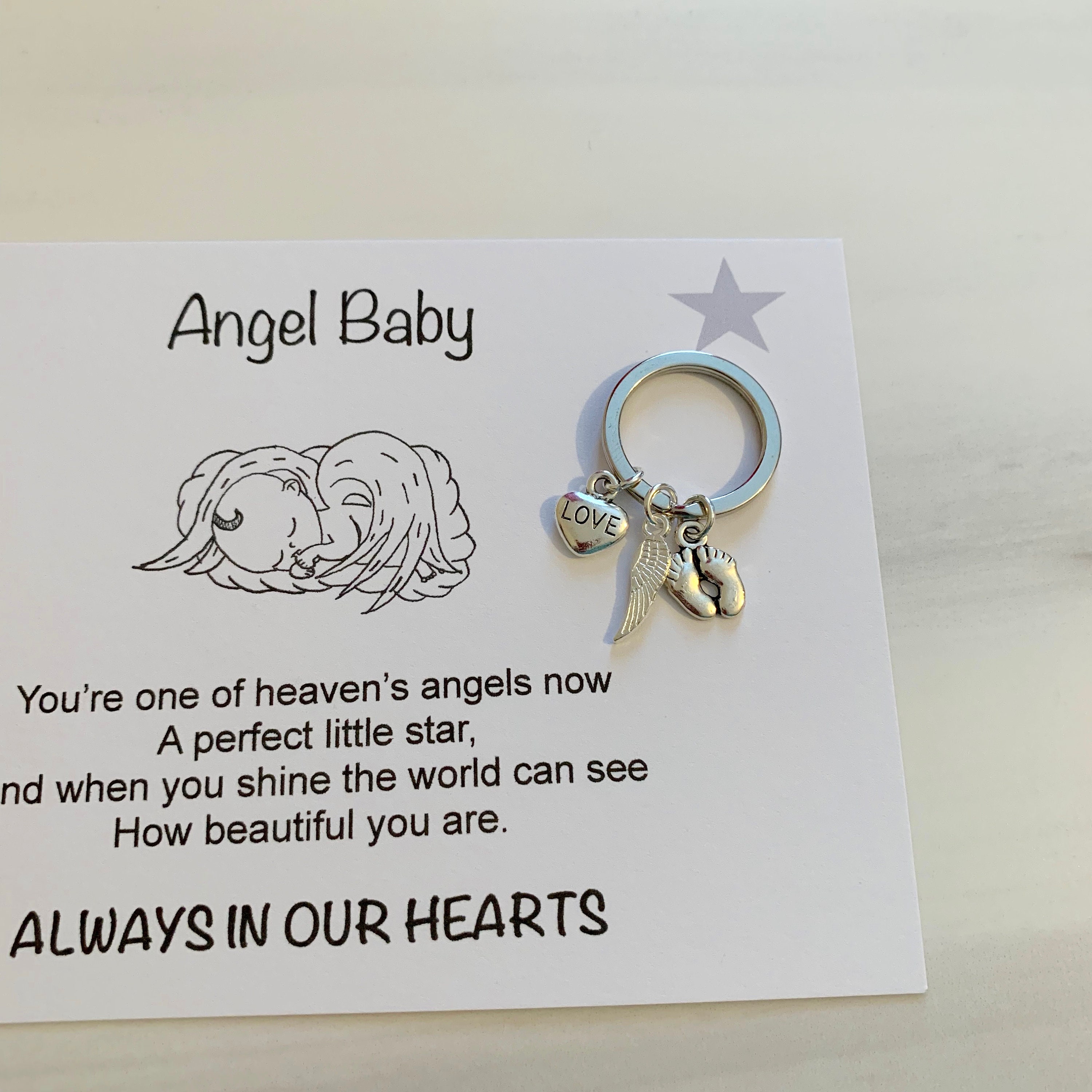 Baby Loss Gift Thinking of You Card Baby Memorial Gift Loss Etsy UK