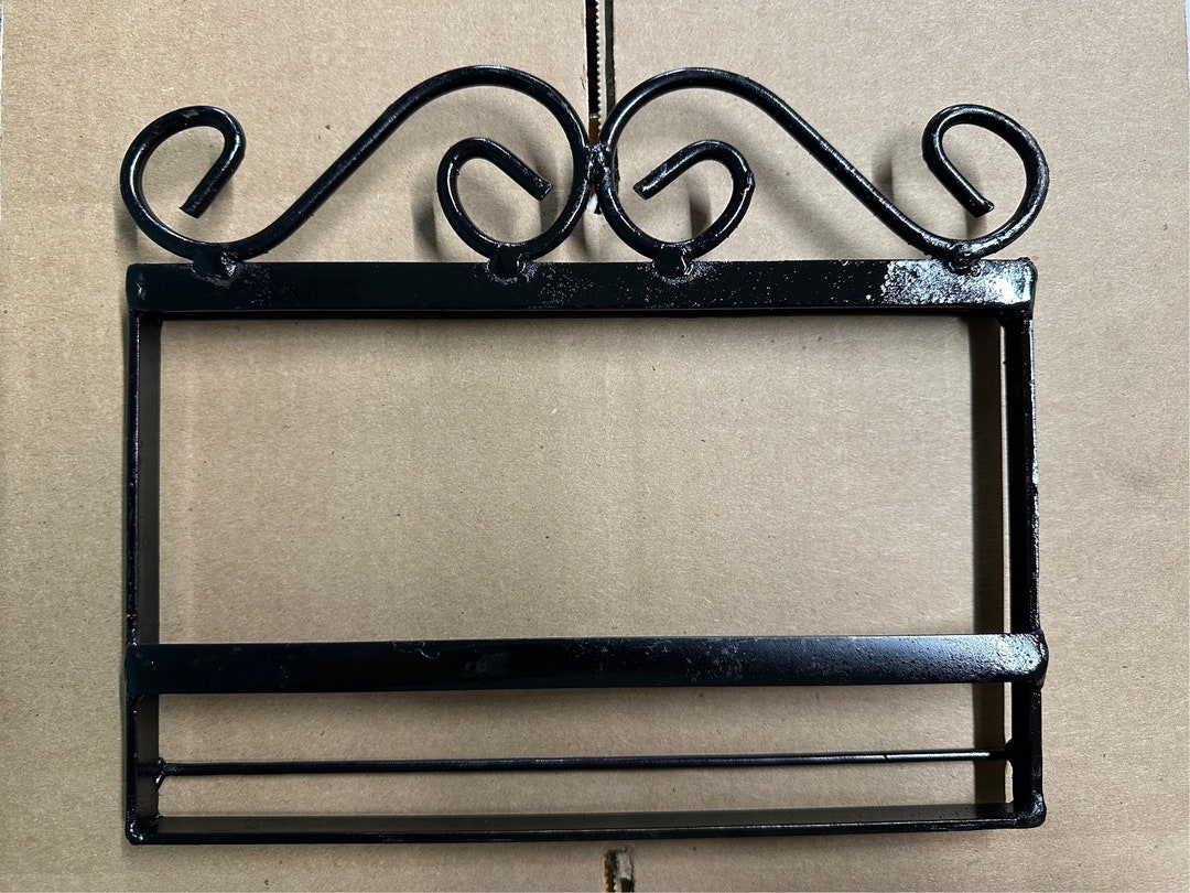 Wrought Iron House Number Frame Etsy