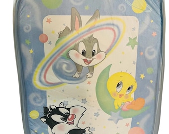 Vintage Baby Looney Tunes Pop Up Wäschekorb Wäschekorb, wie es ist hat Probleme!