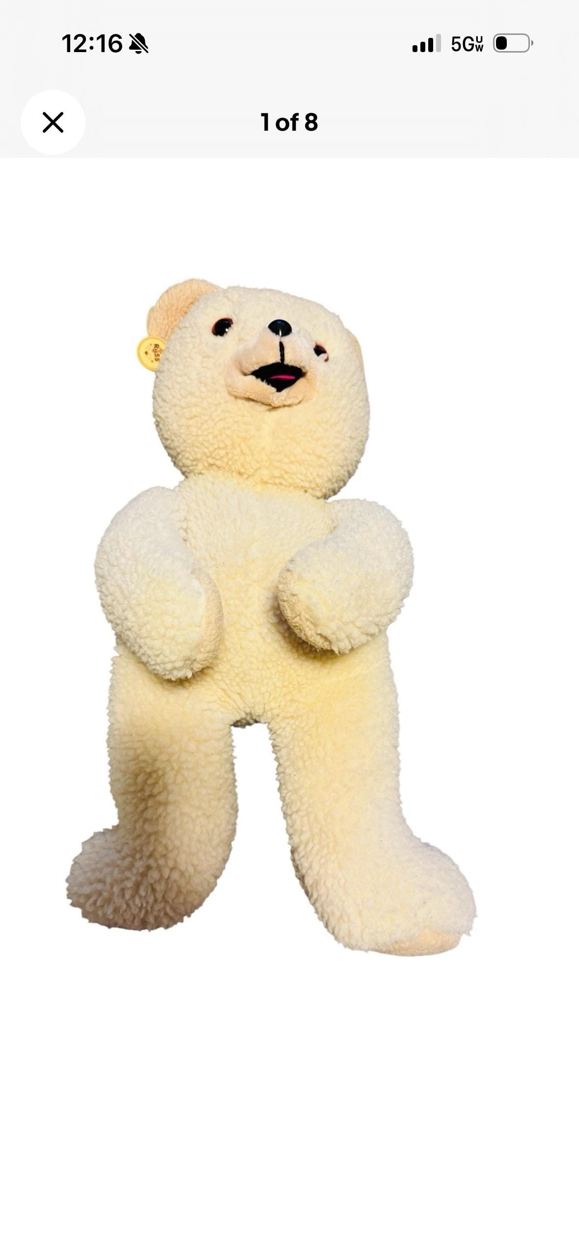 Snuggle Bear 1986 - Etsy