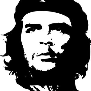 Che Guevara Vector file for Cricut and Cut machines Commercial & Personal Use Silhouette Vector SVG DXF PNG